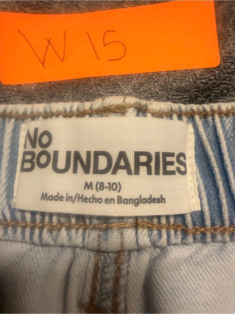 No Boundaries Light Blue High Rise Jeans with Stud Accents